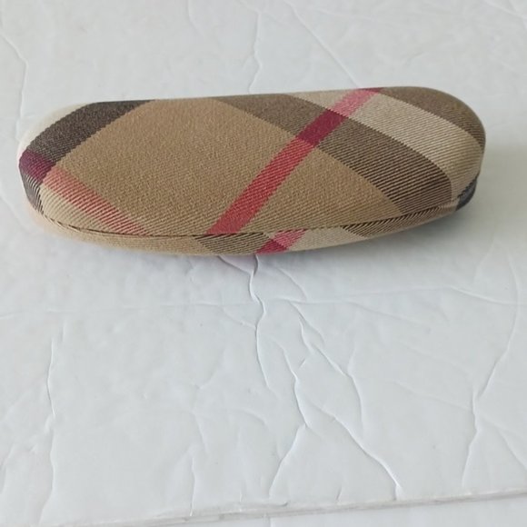 Burberry Check Hard Shell case for eyeglasses made in Italy - Picture 2 of 9